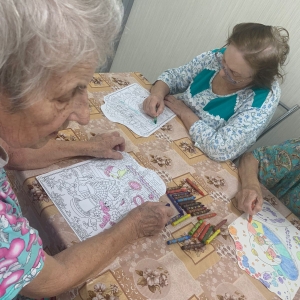 Арт-терапия в  пансионате  для престарелых  в Краснодаре
