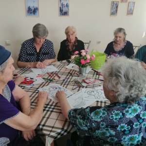Арт-терапия в  пансионате  для пожилых  людей  в Краснодаре