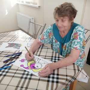 Арт-терапия в доме престарелых  в Краснодаре