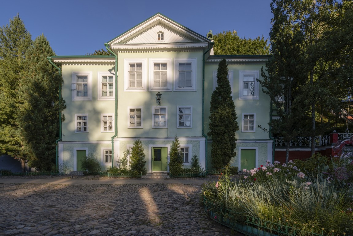 View of the Abbot's House in the Holy Dormition Pskov Pechersk M