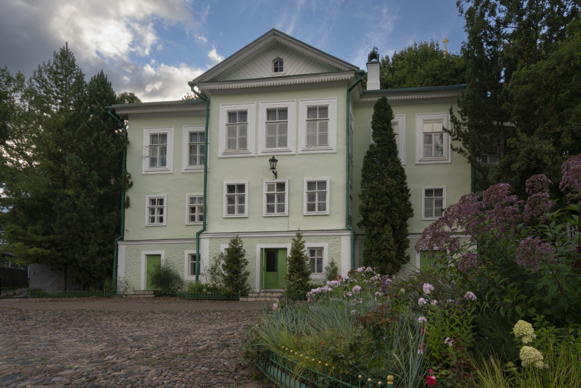 View of the Abbot's House in the Holy Dormition Pskov Pechersk M